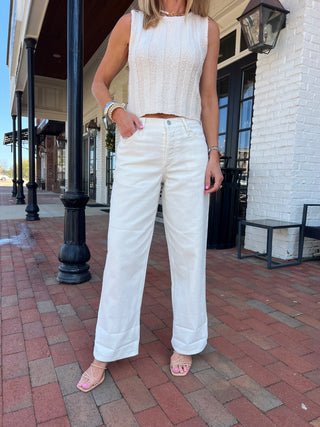Z Supply | Lou Denim Pant Off White