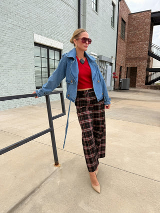 Olivaceous | Mallory Sweater Red