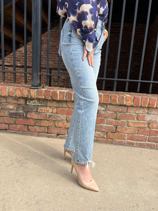 Daze Denim | Straight Up High Rise New Flame