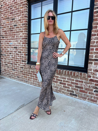 Z Supply | Cielo Leopard Midi Dress Desert Tan