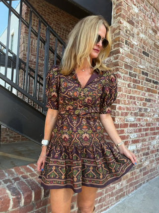 Ashley Tie Waist Mini Dress