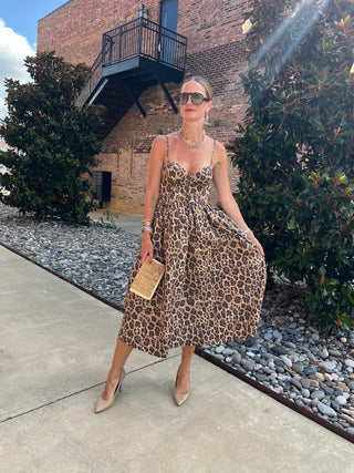 Olivaceous | Betti Midi Dress