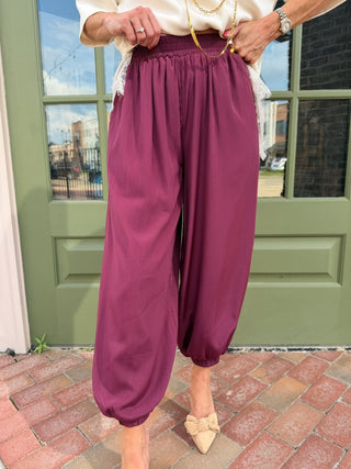 Myers Balloon Pants Wine