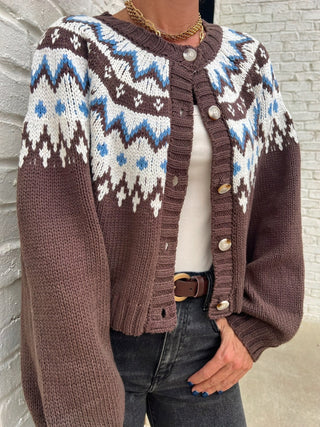 LE LIS | Alpine Fair Isle Sweater