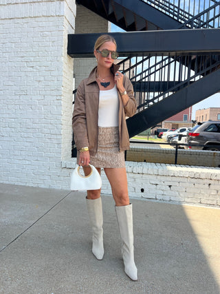 MIOU MUSE| Sally Suede Jacket