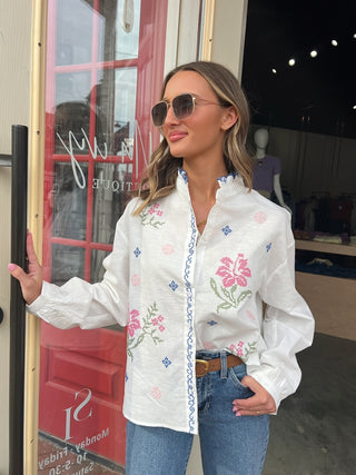 Willow Embroidered Blouse