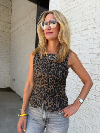 Entro | Wild At Heart Leopard Top