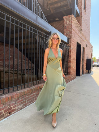 Calla Halter Maxi Dress