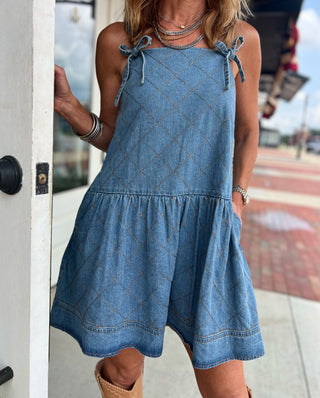 Entro Dolly Up Denim Dress
