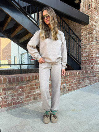 Z Supply Boyfriend Sweatshirt Heather Ash
