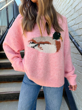 Jessica Mallard Sweater Pink