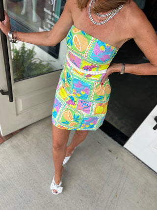 SADIE AND SAGE| MIMOSA TUBE MINI DRESS