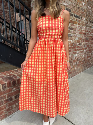 ENTRO | Chapman Maxi Dress Orange