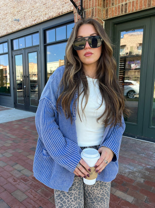 Heyson | Stallings Cardi Blue
