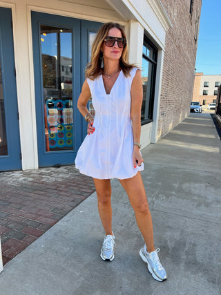 Steve Madden | Gale Bubble Dress White