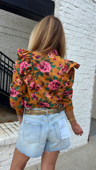 Olivaceous | Fergie Blouse