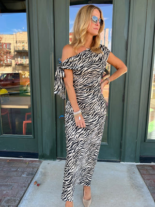 Sofie The Label | Remie Zebra Dress Black