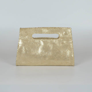 Mich Clutch Suede Leather Gold