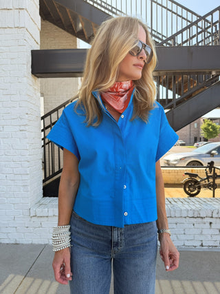 Electra Blouse Cobalt