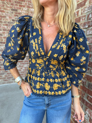Jenna Floral Blouse