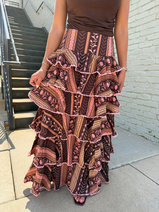 The Marrakech Muse Skirt Chocolate