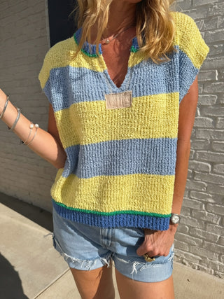 The Coastal Stripe Sweater