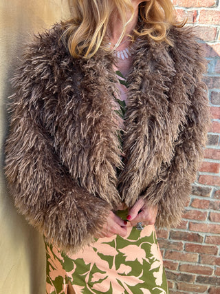 Sage The Label | Deep Woods Cropped Jacket Brown