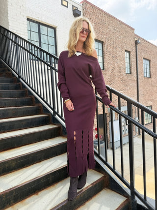 Cora Fringe Midi Dress
