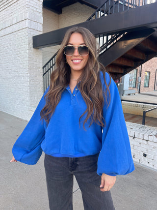 This is the One Sweatshirt | Colbalt Blue