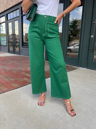 Entro | The Mille Pants Emerald
