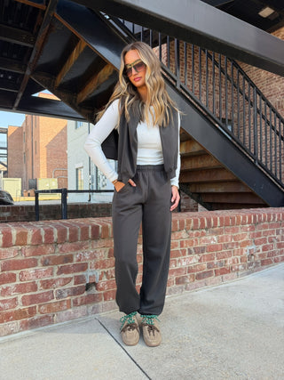 Z Supply Uptown Jogger Ash Black