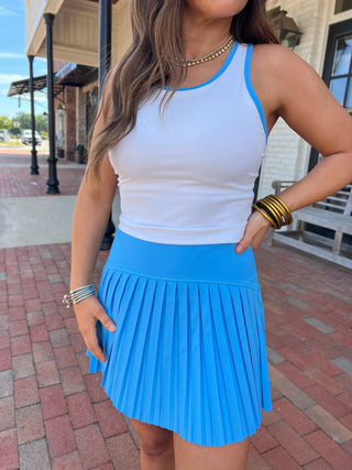 Z Supply | Playing Doubles Skirt Regatta Blue