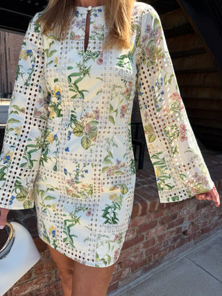 ADELYN RAE | Marshal Embroidery Eyelet Dress