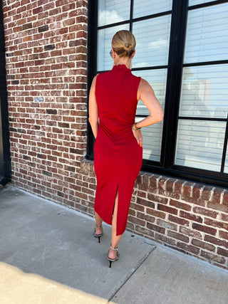 Steve Madden | Mo Dress Dark Red