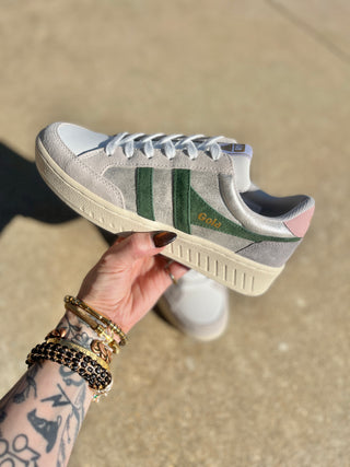 GOLA | Superslam Blaze Sneaker Silver Evergreen Pink