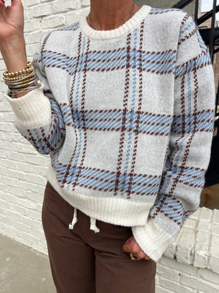 Z Supply | Junction Plaid Sweater Natural