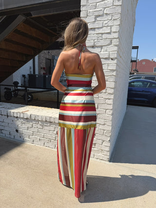 Sunset Soirée Maxi Dress Multi