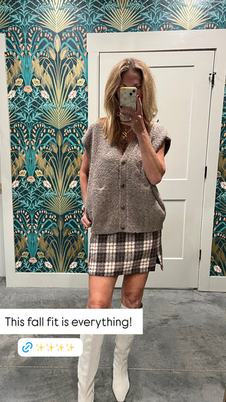 Le Lis | Dori Slouchy Oversize Sweater Mocha