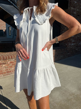 Sofie The Label | Cecilie Denim Dress White