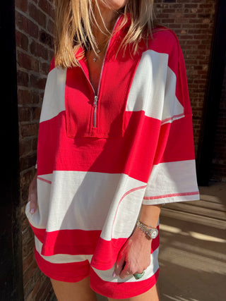 Pre-Order | Piper Set Red + Cream