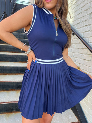 Entro | Amelise Pull On Dress Navy