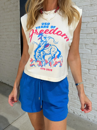 Lounging Shorts Cobalt Blue