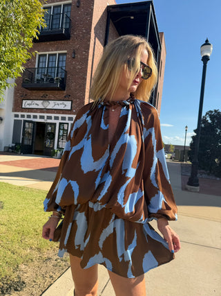 Leah Geo Dress