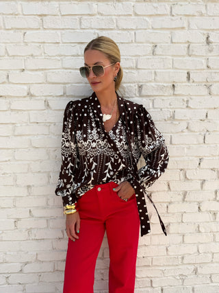 THML | Vivienne Tie Blouse