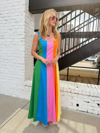 LALAVON | Amalfi Colorblock Maxi