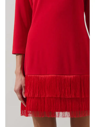 Sugarlips | Venetia Frenge Mini Dress Red