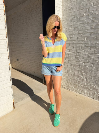 The Coastal Stripe Sweater