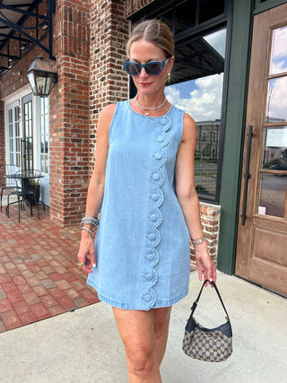 Uptown Chic Denim Dress