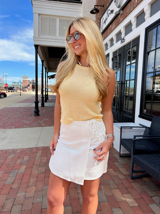 Sadie & Sage | Sterling Sweater Tank lemon