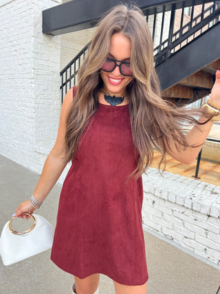 NEEDI | Junction Time Suede Dress
